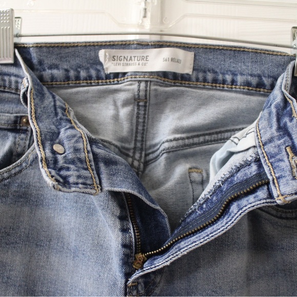 Signature by levi strauss Mens denim jeans size W29 L30 - Picture 5 of 13